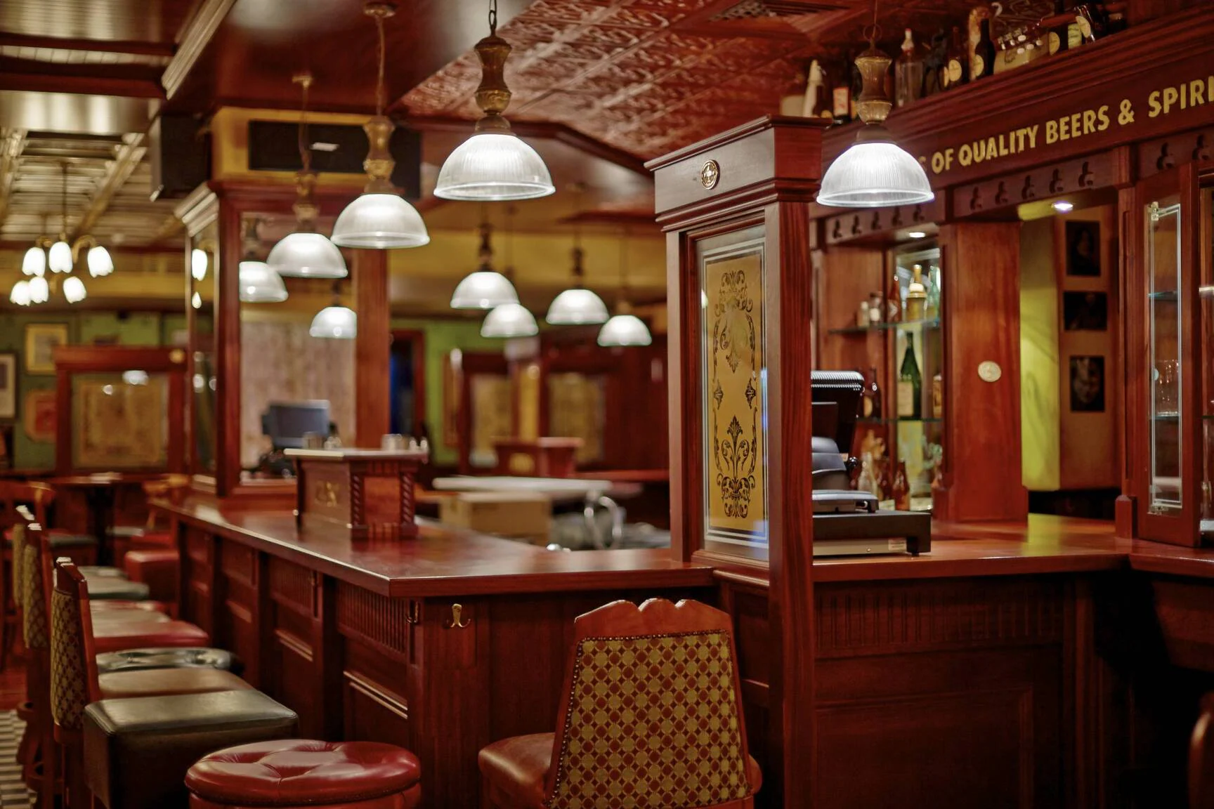 Wood-panelled pubs channel old-world charm