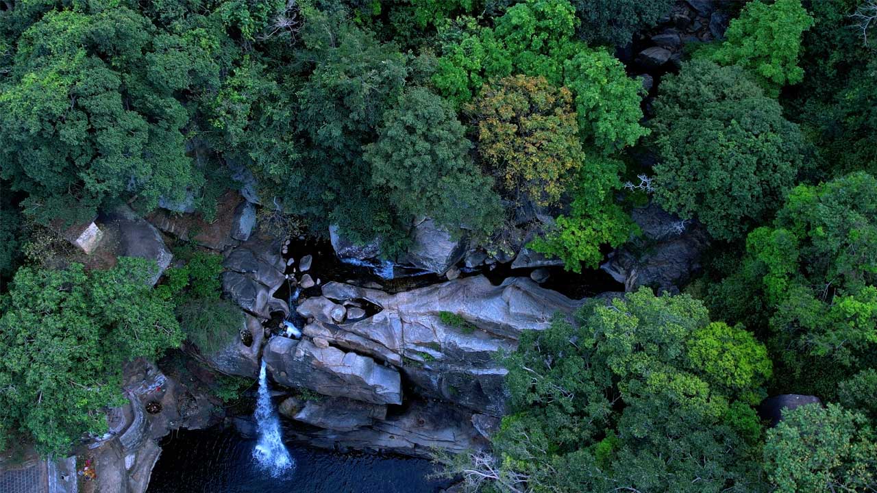 Quiet pools among the cascades