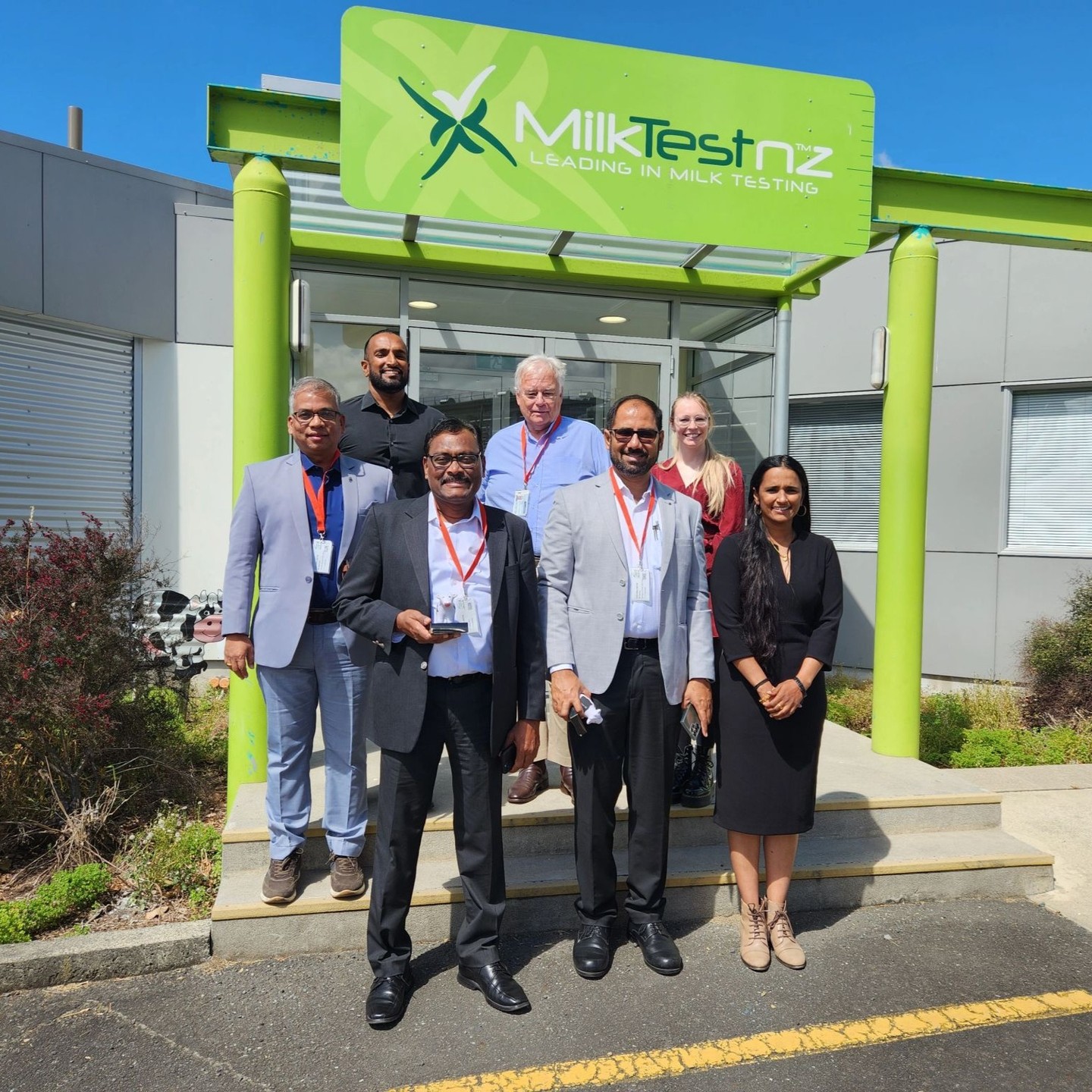 Milky Mist team visiting European technology partners