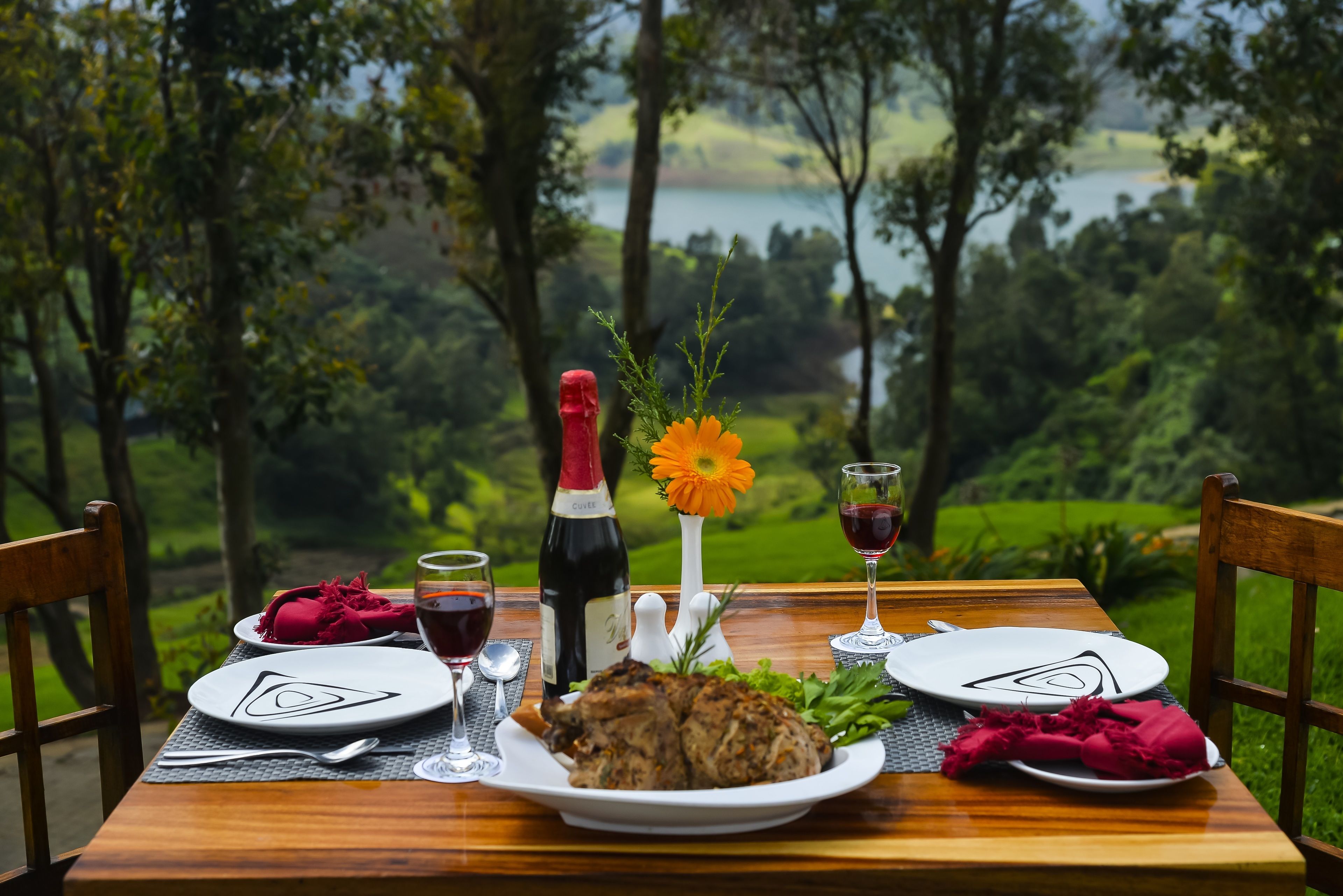 Candlelit dinners amid the tea gardens