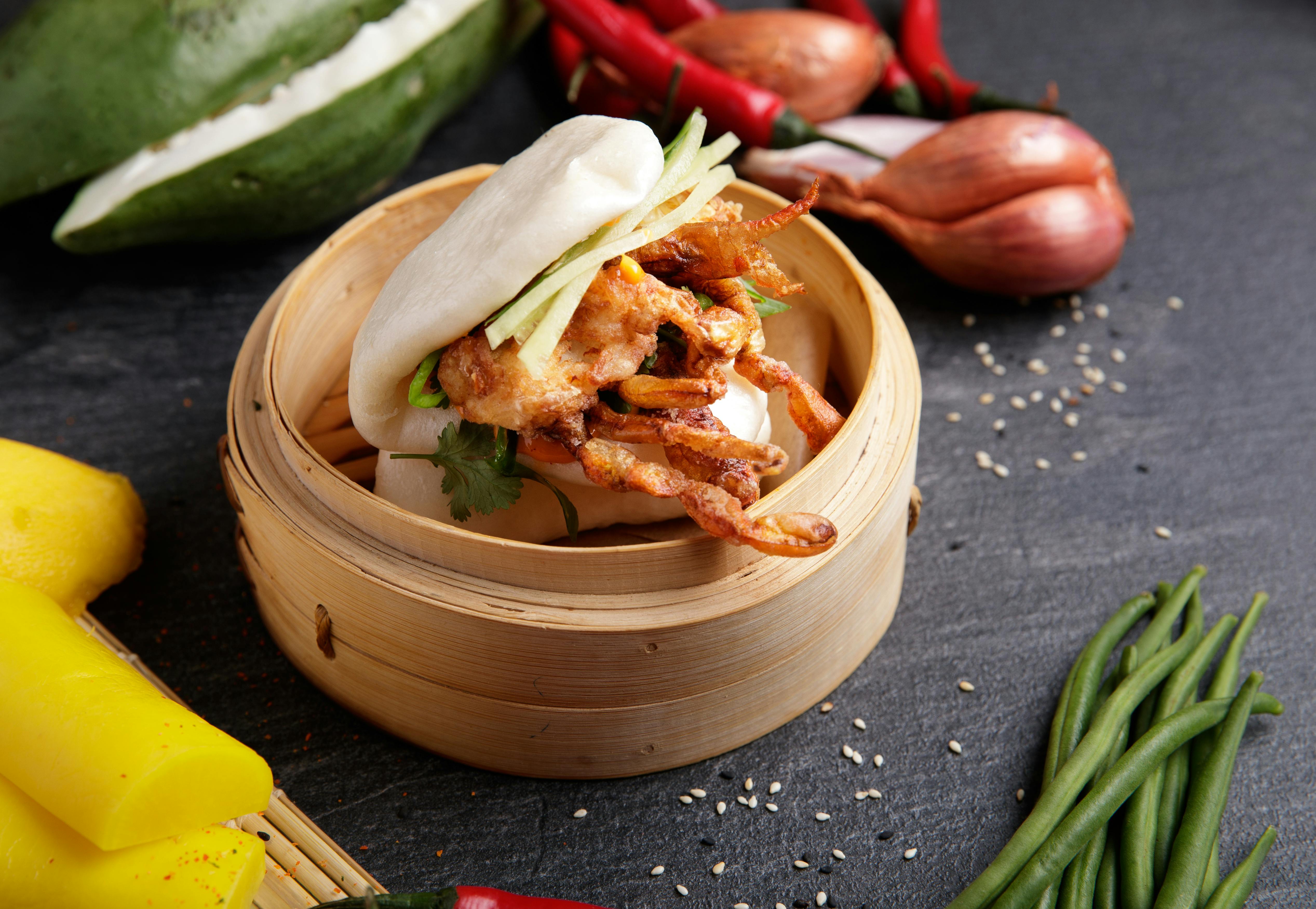Steamed Dim Sums Packed with Texture and Flavour
