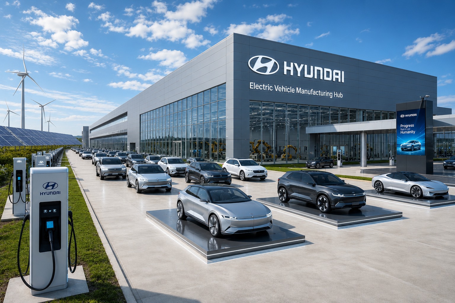 An all-electric showroom experience