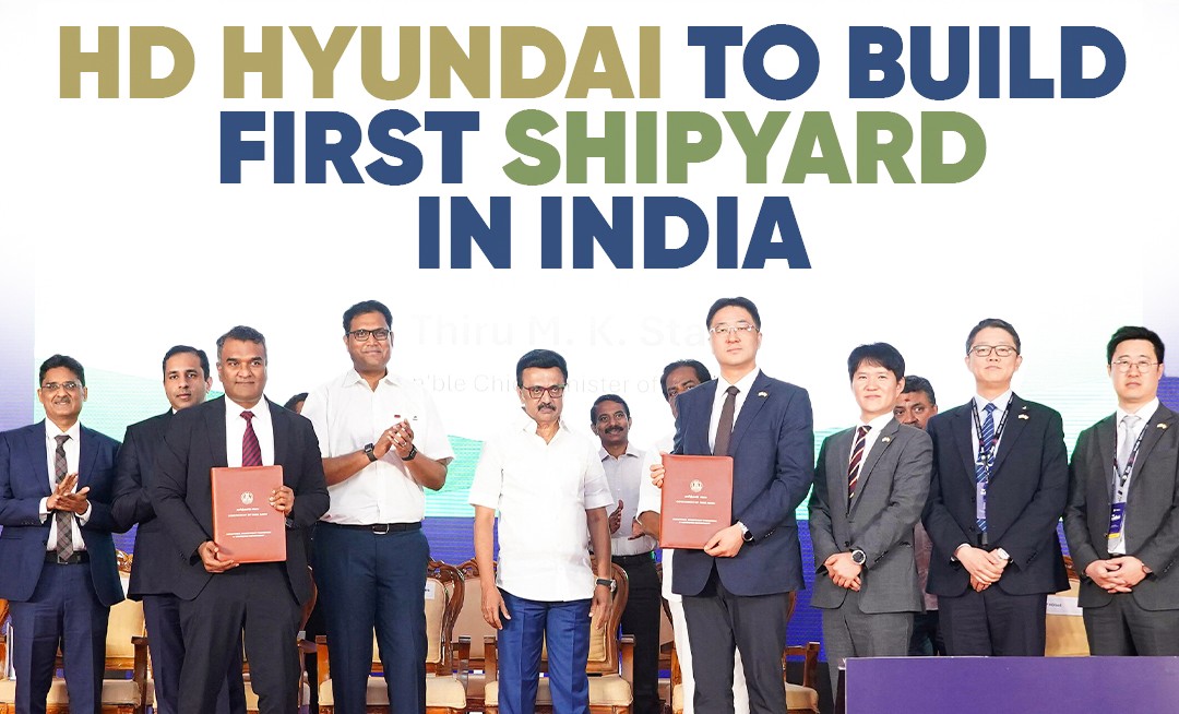The MoU signing — a landmark for India's maritime manufacturing