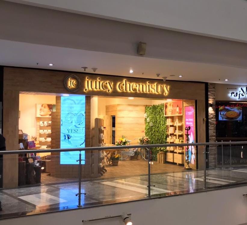 Inside the Juicy Chemistry store