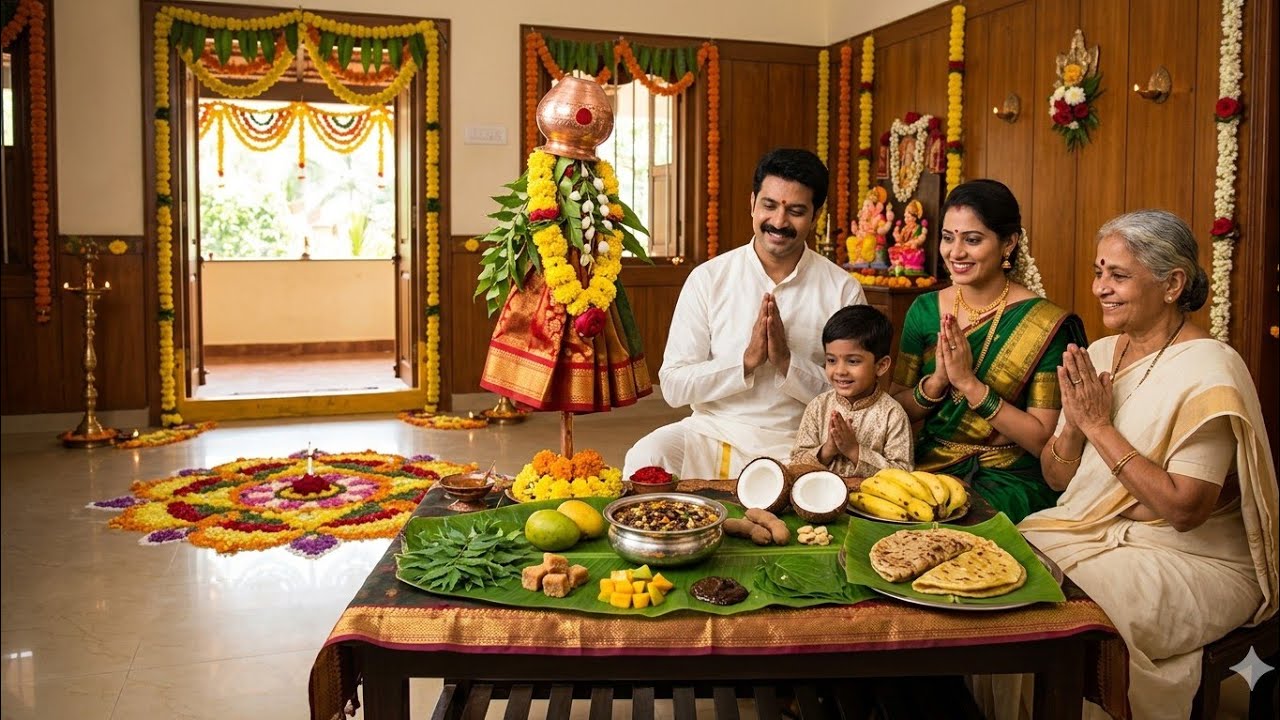 Three generations share the New Year meal