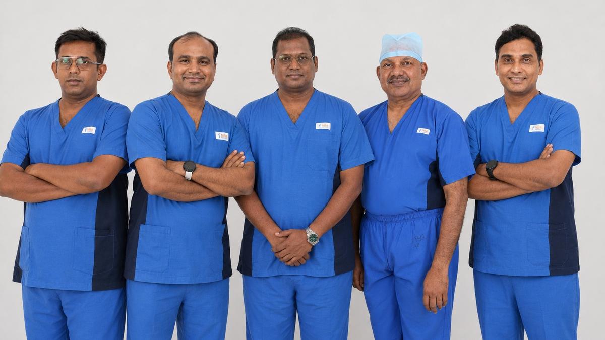 The surgical team behind the rare minimally invasive procedure