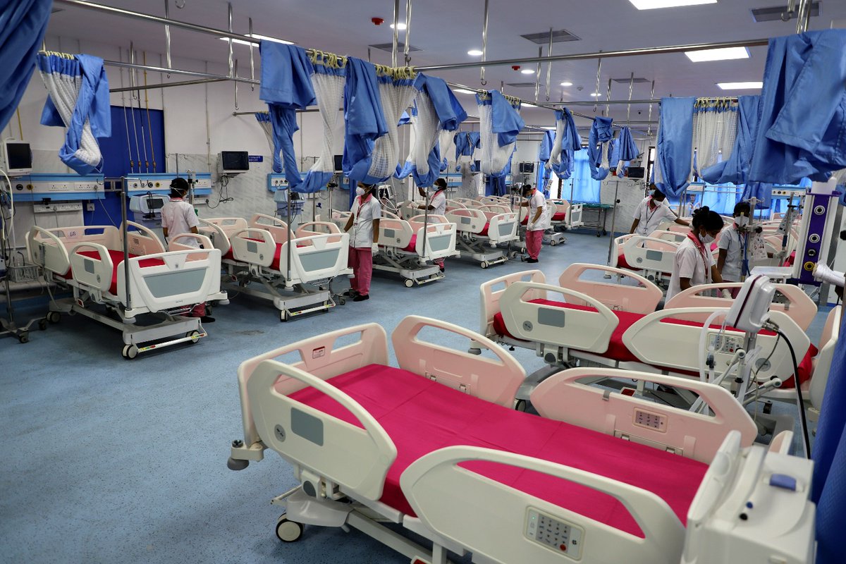 Modern intensive-care wards serving thousands each day