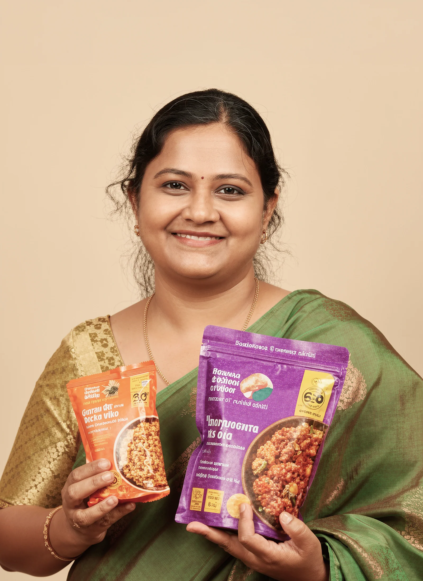 Anand Bharadwaj and Nalini Parthiban, co-founders of Sweet Karam Coffee