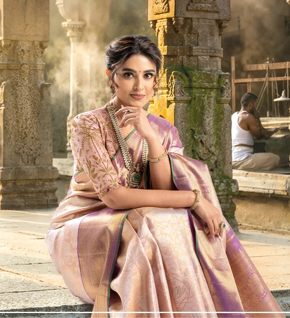 Heritage drapes for the contemporary bride