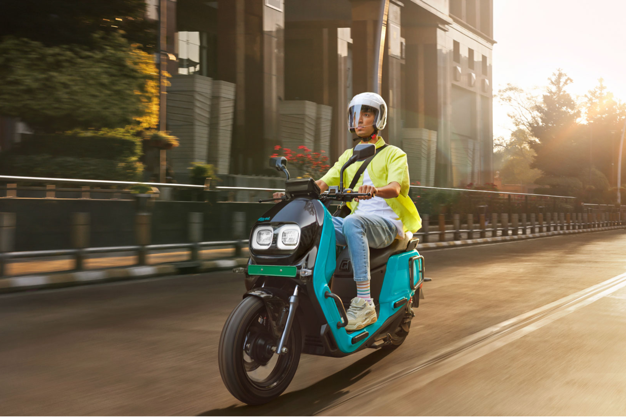 Electric two-wheelers take to the roads